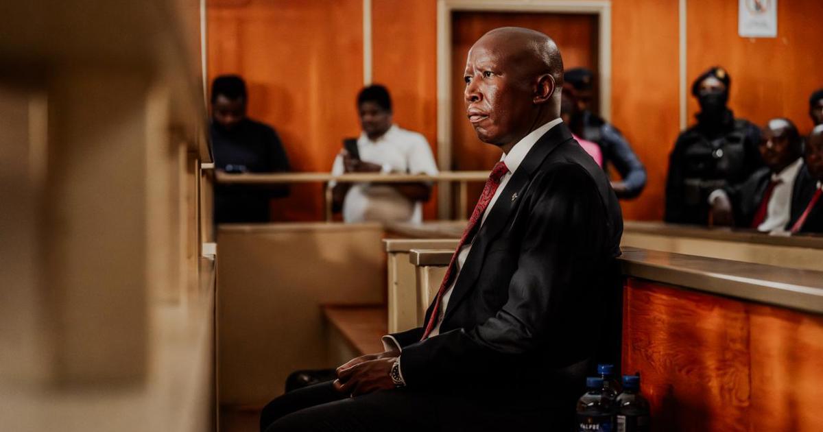 Court hands Julius Malema 5 years direct imprisonment Court hands Julius Malema 5 years direct imprisonment