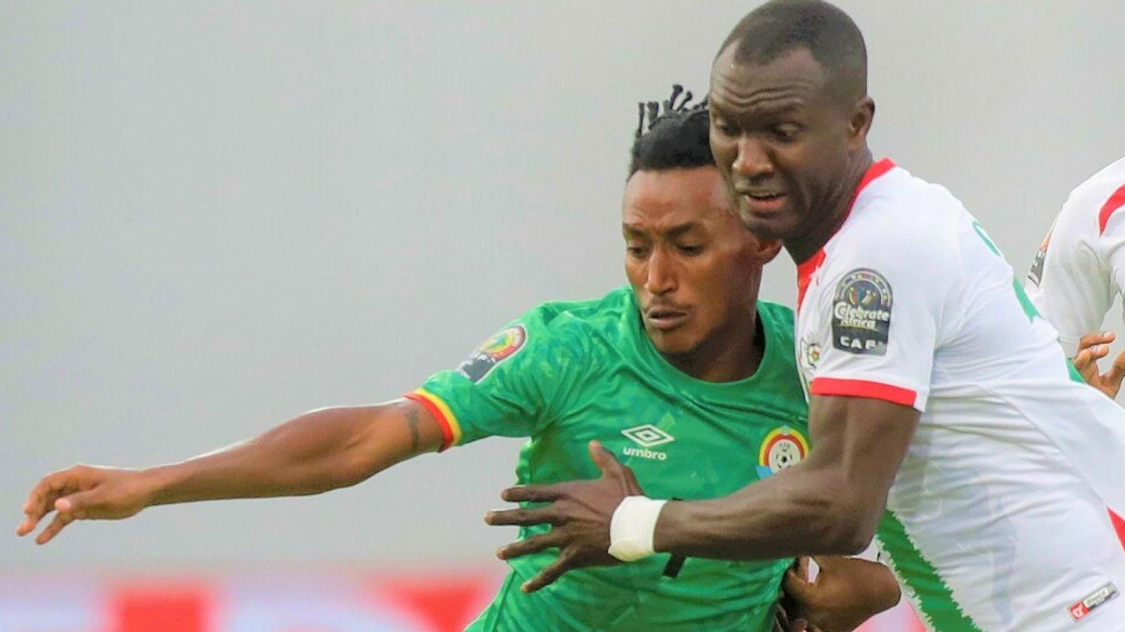 Burkina Faso 1-1 Ethiopia: Cyrille Bayala on target as Burkina Faso clinch spot in AFCON knockout stages Burkina Faso 1-1 Ethiopia: Cyrille Bayala on target as Burkina Faso clinch spot in AFCON knockout stages