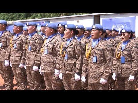 In South Sudan, Mongolian peacekeepers were awarded medals