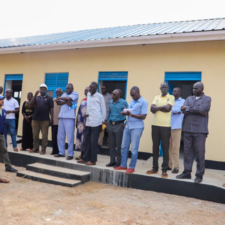 Residents of Hai Fahal in Wau receive rehabilitated primary school Residents of Hai Fahal in Wau receive rehabilitated primary school
