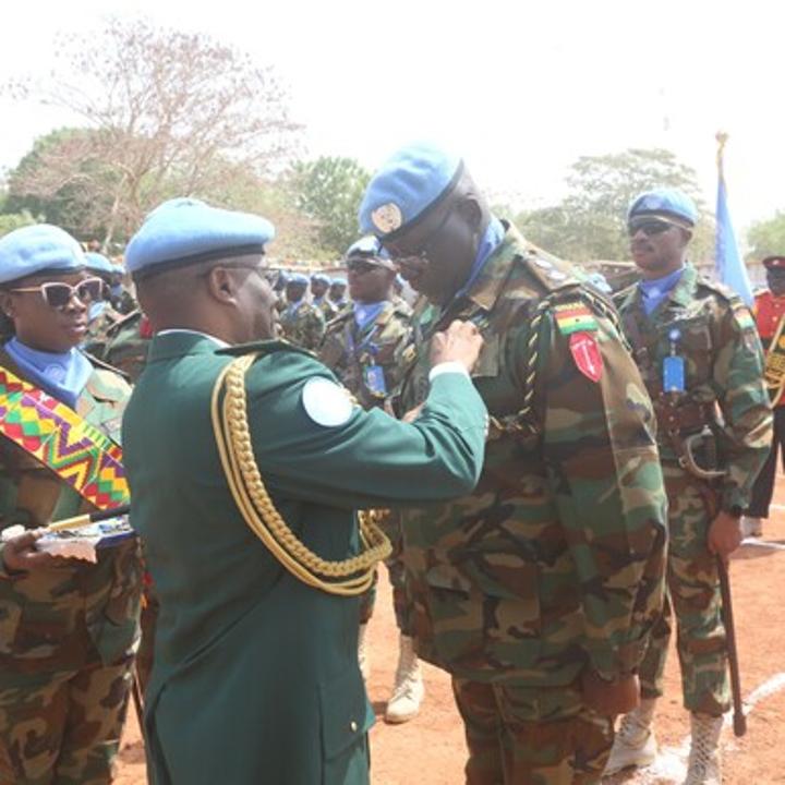 Ghanian peacekeepers in Abyei receive prestigious UN medals Ghanian peacekeepers in Abyei receive prestigious UN medals