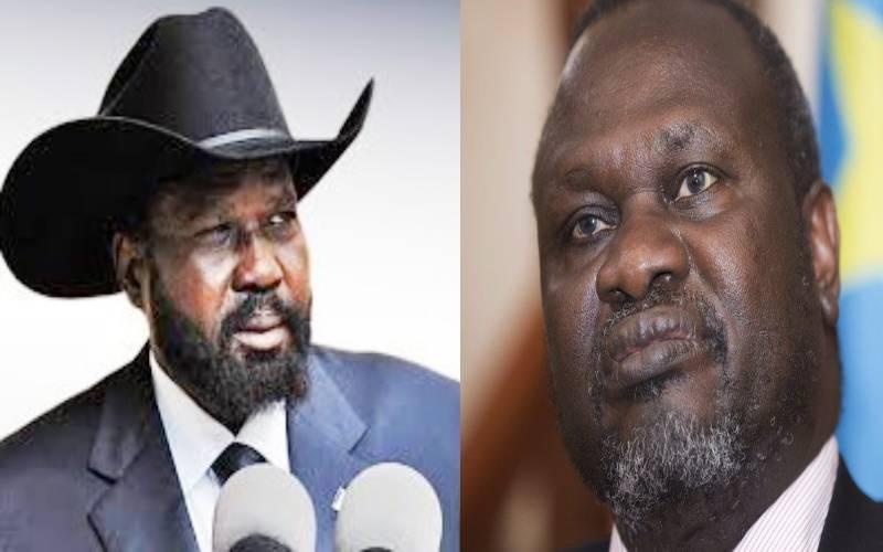Kiir, Machar locked up in a meeting to solve political squabbles Kiir, Machar locked up in a meeting to solve political squabbles