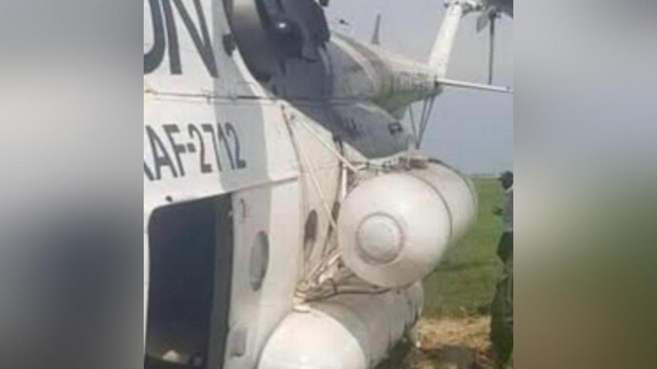 UN helicopter crash-lands at Juba International Airport, all passengers safe UN helicopter crash-lands at Juba International Airport, all passengers safe