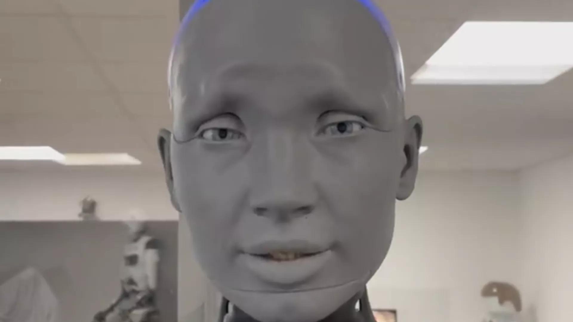 Video: Human-like Robot Ameca Says It's Sad to be Unable to Feel Love Like People Video: Human-like Robot Ameca Says It's Sad to be Unable to Feel Love Like People