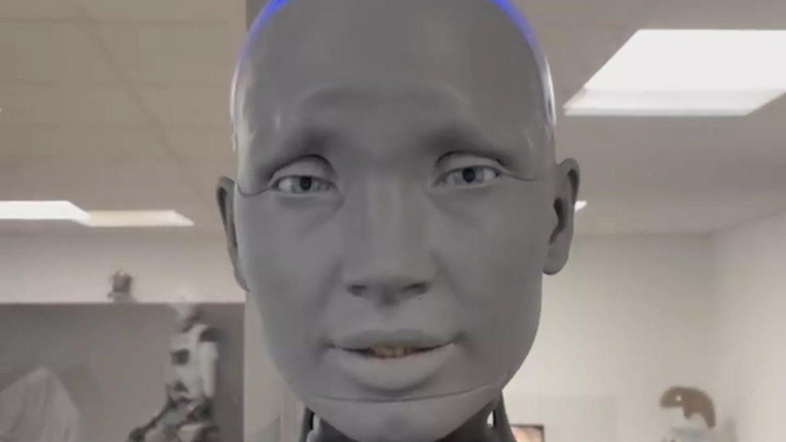Human-like Robot Ameca Says It’s Sad to be Unable to Feel Love Like People Human-like Robot Ameca Says It’s Sad to be Unable to Feel Love Like People