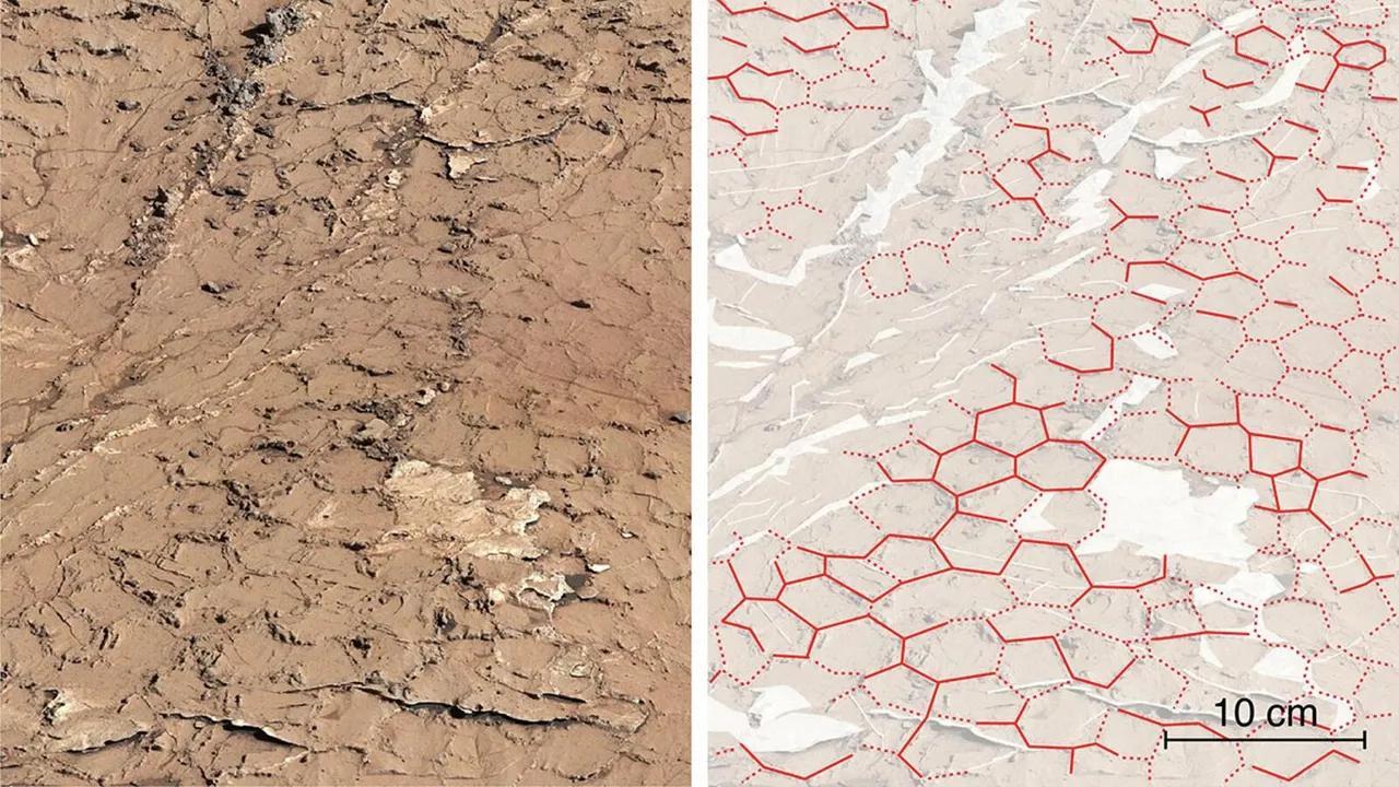Mars' Polygonal Patterns: Clues of Past Alien-Friendly Conditions Mars' Polygonal Patterns: Clues of Past Alien-Friendly Conditions