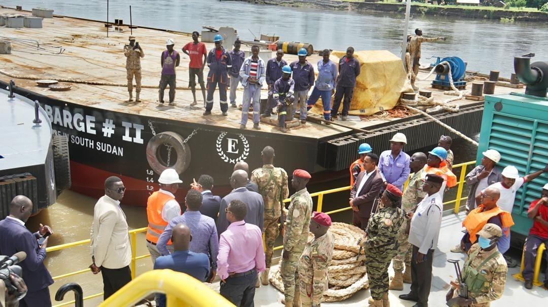 Locally refined oil to reach markets as 2 new barges commissioned Locally refined oil to reach markets as 2 new barges commissioned