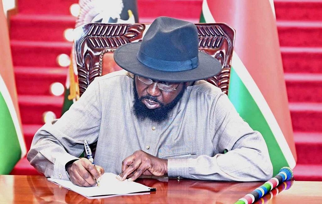 Kiir signs controversial elections bill into law Kiir signs controversial elections bill into law