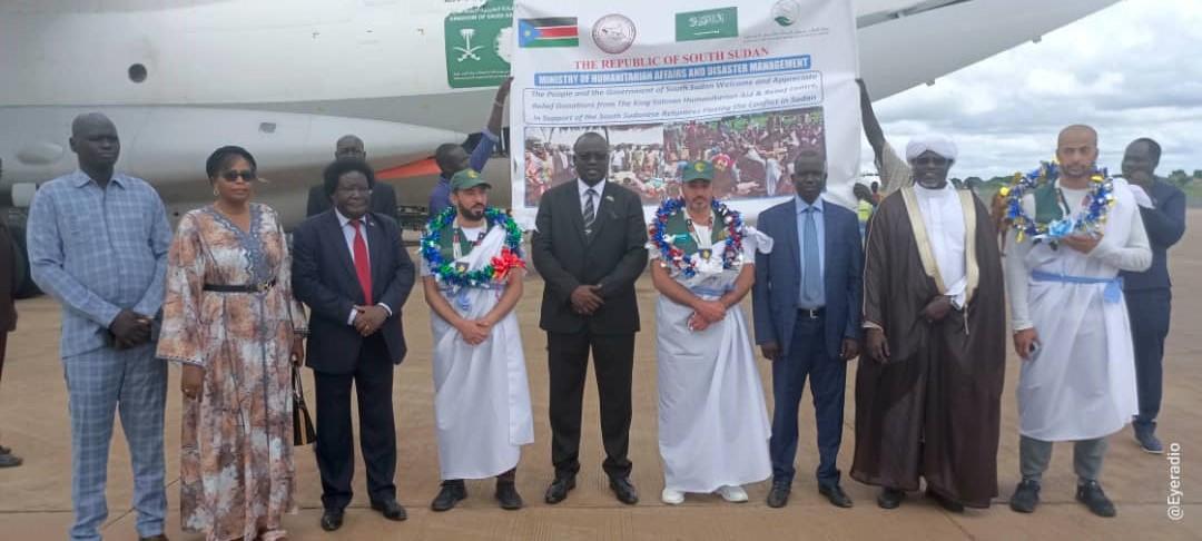 South Sudan receives 27 tons of humanitarian aid from Saudi Arabia South Sudan receives 27 tons of humanitarian aid from Saudi Arabia