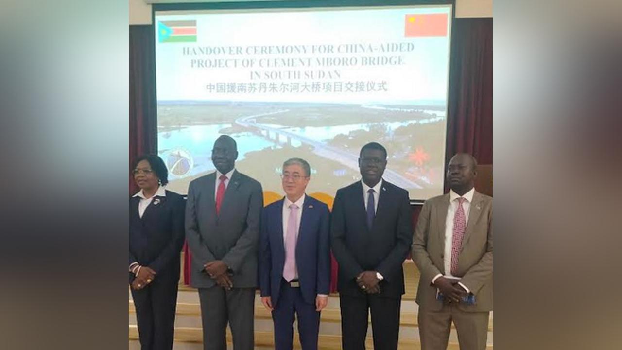 China hands over new Clement Mboro Bridge in Wau to South Sudan