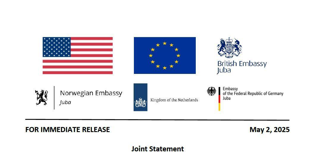 Western Embassies urge President Kiir to reverse Machar’s house arrest, deplore hostile counties remarks Western Embassies urge President Kiir to reverse Machar’s house arrest, deplore hostile counties remarks