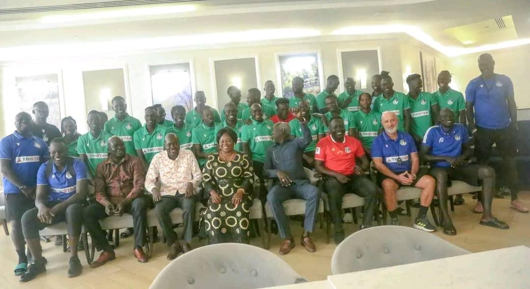 Bright Stars Coach Inspires Team Before Senegal Match Bright Stars Coach Inspires Team Before Senegal Match