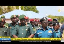 IGP Abraham Manyuat Urges Forces to Secure Weapons IGP Abraham Manyuat Urges Forces to Secure Weapons