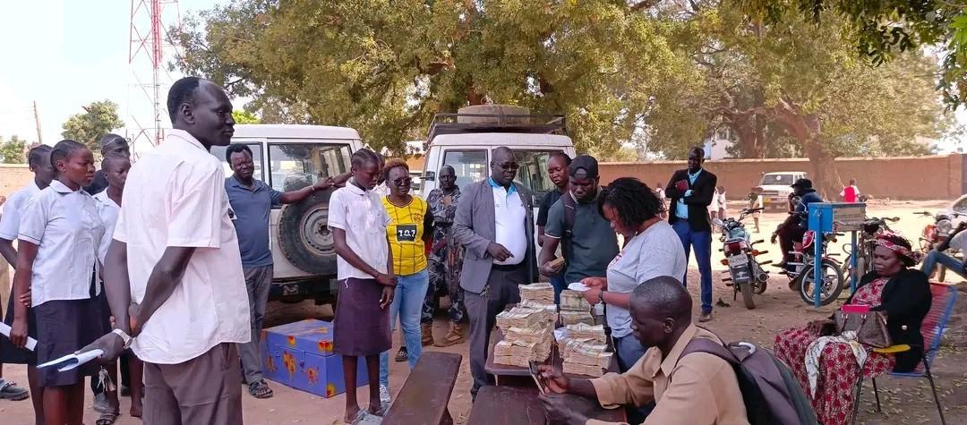 GESS launch cash transfer for school girls in Aweil GESS launch cash transfer for school girls in Aweil