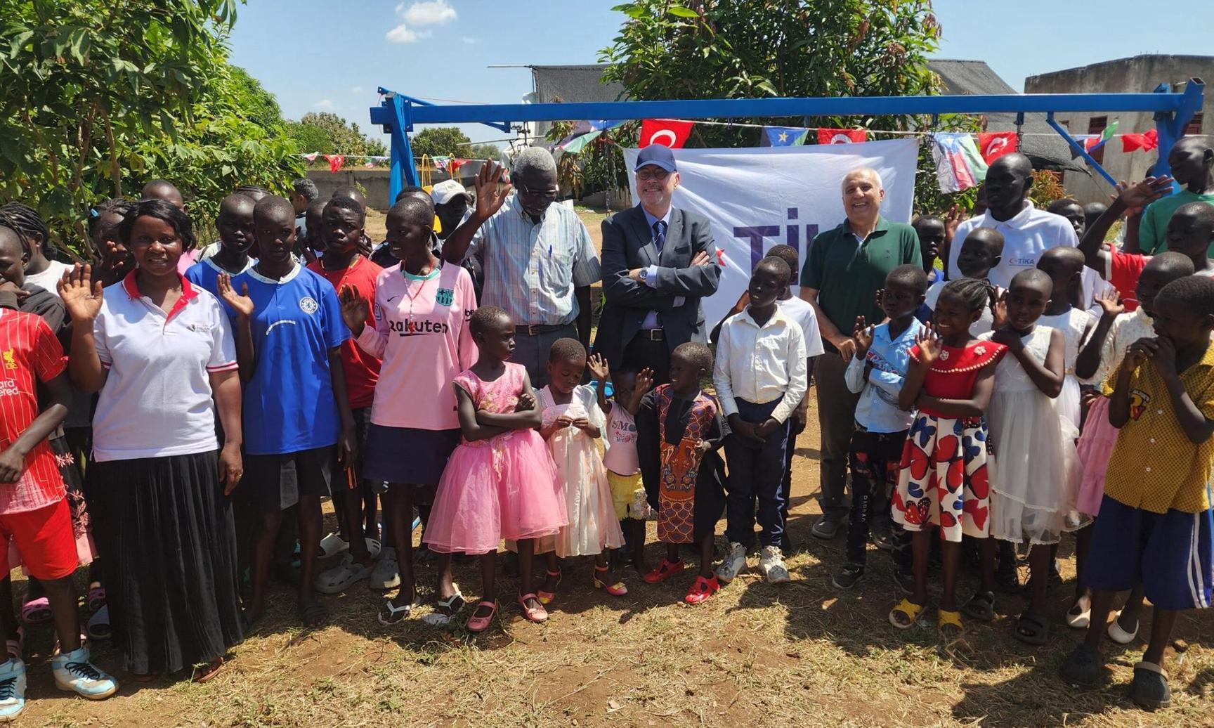 Turkish Agency Donates Playground Equipment to Juba Orphanage