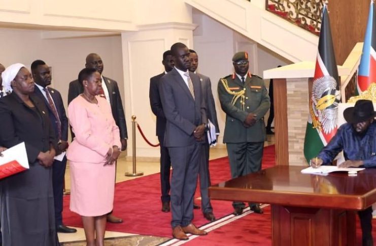 Kiir signs cybercrime, audit and wildlife bills into law Kiir signs cybercrime, audit and wildlife bills into law
