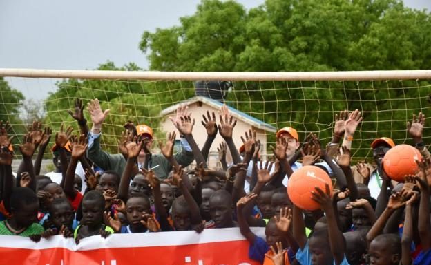 Netherlands Embassy Launches Football Peace Campaign Netherlands Embassy Launches Football Peace Campaign