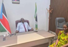 Governor Adil honors cleaner for decade of dedicated service Governor Adil honors cleaner for decade of dedicated service