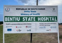 Unity State Suspends Health Services in Payinjiar Unity State Suspends Health Services in Payinjiar