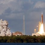 Artemis Astronauts Journeying Toward the Moon Artemis Astronauts Journeying Toward the Moon