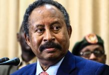 حمدوك يعين وكيلا لوزارة الشباب والرياضة . عبد الله حمدوك رئيس مجلس الوزراء الانتقالي