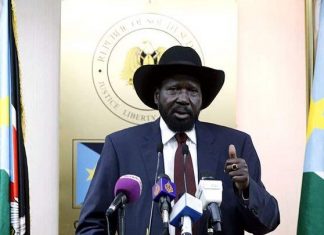 وفد من جنوب السودان في الخرطوم لتسليم البرهان رسالة من سلفاكير رئيس جنوب السودان سلفاكير ميارديت