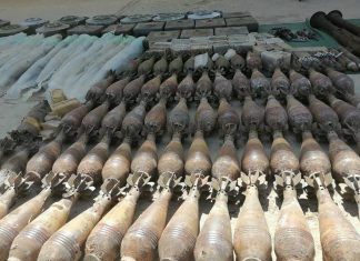 ضبط كميات ضخمة من الأسلحة الثقيلة بولاية كسلا ضبط كميات ضخمة من الأسلحة الثقيلة بولاية كسلا