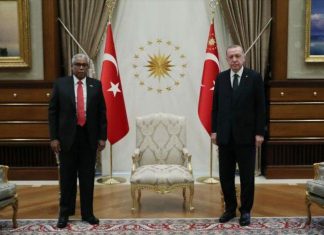 أردوغان يتسلم أوراق اعتماد سفير السودان أردوغان يتسلم أوراق اعتماد سفير السودان