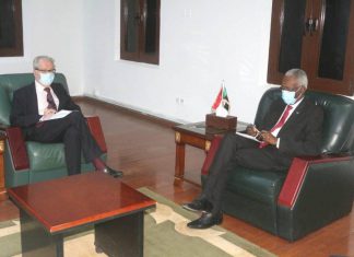 مباحثات بين مانيس ومشيل بشأن مؤتمر دولي حول الاستثمار للسودان مباحثات بين مانيس ومشيل بشأن مؤتمر دولي حول الاستثمار للسودان