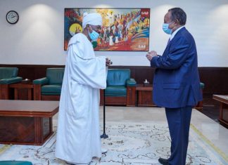 حمدوك يشدّد على ضرورة مشاركة”الأمة القومي” في الحكومة المرتقبة حمدوك يشدّد على ضرورة مشاركة”الأمة القومي” في الحكومة المرتقبة