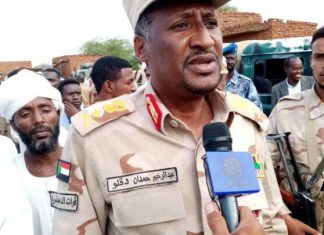 دقلو: مفهوم مدنيين وعسكريين انتفى بين الشركاء دقلو: مفهوم مدنيين وعسكريين انتفى بين الشركاء