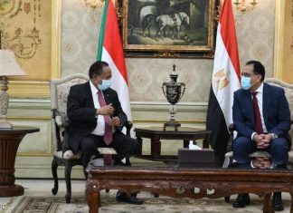 حمدوك يبحث مع مدبولي تطوير العلاقات بين مصر والسودان حمدوك يبحث مع مدبولي تطوير العلاقات بين مصر والسودان
