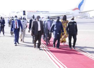 نائب سلفا كير يصل الخرطوم نائب سلفا كير يصل الخرطوم