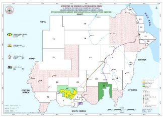 تمهيداً لطرحها على شركات عالمية السودان .. يُعلن عن خارطة جديدة لمربعات النفط تمهيداً لطرحها على شركات عالمية السودان .. يُعلن عن خارطة جديدة لمربعات النفط