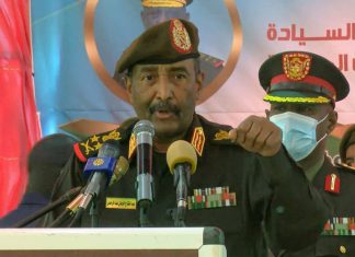 البرهان: لن نتراجع عن مواقعنا بالفشقة البرهان: لن نتراجع عن مواقعنا بالفشقة