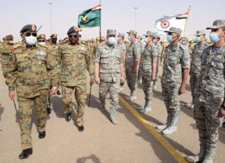 القوات السودانية و المصرية تُنفذ تدريب جوي مشترك بقاعدة مروى القوات السودانية و المصرية تُنفذ تدريب جوي مشترك بقاعدة مروى