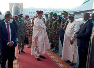 رؤساء الدول يتوافدون على تشاد لحضور جنازة ديبي رؤساء الدول يتوافدون على تشاد لحضور جنازة ديبي