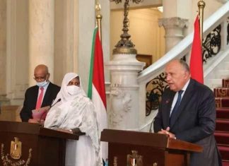 وزيرة الخارجية السودانية تبحث أزمة سد النهضة في القاهرة وزيرة الخارجية السودانية تبحث أزمة سد النهضة في القاهرة