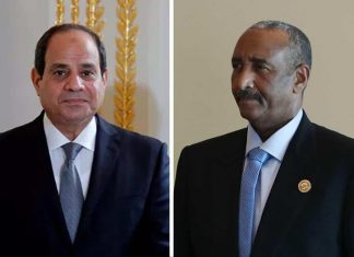 السيسي يهاتف البرهان السيسي يهاتف البرهان