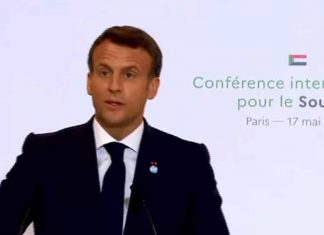 مؤتمر باريس.. الرئيس الفرنسي يردد شعار الثورة “حرية سلام وعدالة 4 مرات” مؤتمر باريس.. الرئيس الفرنسي يردد شعار الثورة “حرية سلام وعدالة 4 مرات”