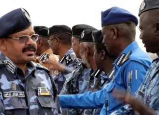 مدير عام الشرطة يصل نيالا مدير عام الشرطة يصل نيالا