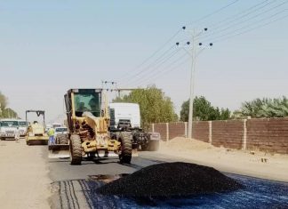 إنطلاق أعمال الصيانة بالطريق القومي الخرطوم-مدني”الشرقي” إنطلاق أعمال الصيانة بالطريق القومي الخرطوم-مدني”الشرقي”
