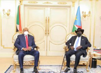 البرهان وسلفاكير يعقدان لقاءً مشتركا البرهان وسلفاكير يعقدان لقاءً مشتركا