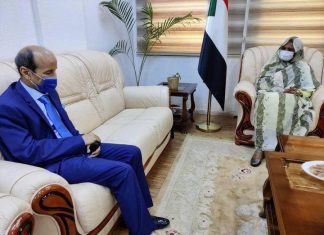وزيرة الخارجية السودانية تستقبل سفير المملكة المغربية وزيرة الخارجية السودانية تستقبل سفير المملكة المغربية