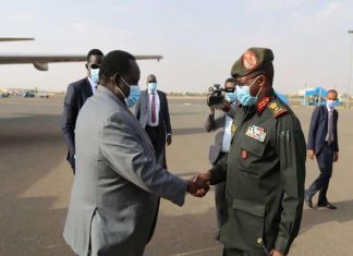 رئيس فريق الوساطة الجنوبية يصل الخرطوم رئيس فريق الوساطة الجنوبية يصل الخرطوم