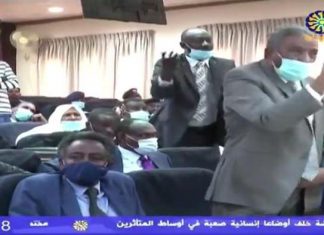 جلسة عاصفة في محكمة مدبري انقلاب 30 يونيو جلسة عاصفة في محكمة مدبري انقلاب 30 يونيو