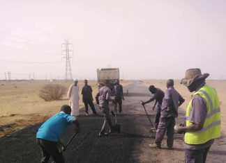 عمليات صيانة واسعة بطريق ريفي جنوب أم درمان عمليات صيانة واسعة بطريق ريفي جنوب أم درمان