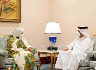 وزيـرة الخارجـية تلتقي نائب رئيس مجلس الوزراء وزير الخارجية القطري وزيـرة الخارجـية تلتقي نائب رئيس مجلس الوزراء وزير الخارجية القطري