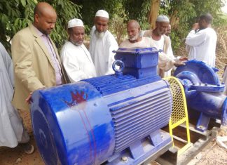 طلمبة مياه جديدة لمحطة مياه نوري طلمبة مياه جديدة لمحطة مياه نوري