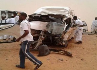 وفاة تسعة أشخاص وإصابة عدد آخر في حادث مروري على طريق نيالا الفاشر وفاة تسعة أشخاص وإصابة عدد آخر في حادث مروري على طريق نيالا الفاشر